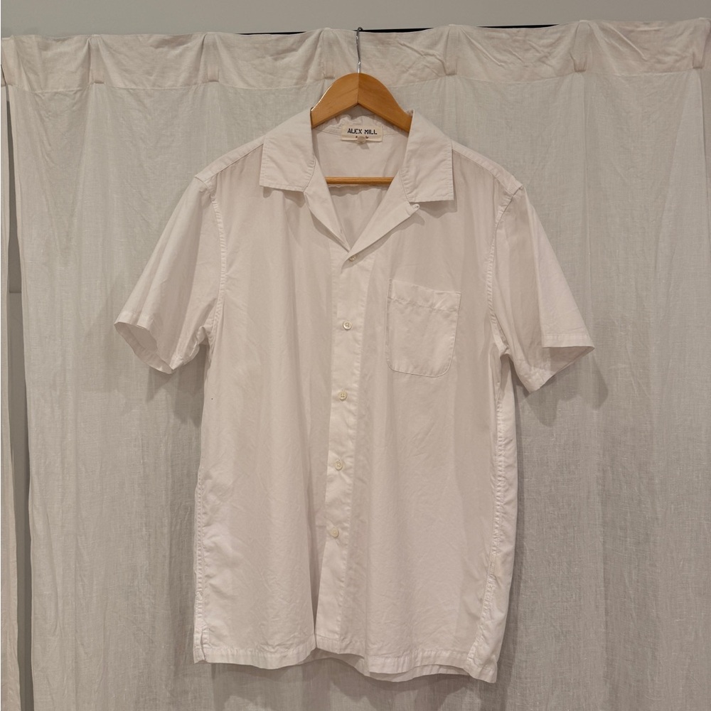 Alex Mill White Casual Button Down Shirt